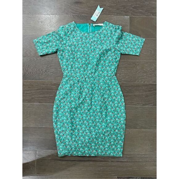 NWT Sugarhill Vintage retro 50s pinup cherry print midi small - Picture 3 of 7